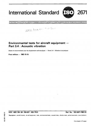 Umwelttests für Flugzeugausrüstung; Teil 3.4: Akustische Vibration