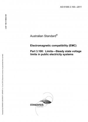 Einschränkungen der elektromagnetischen Verträglichkeit (EMV) Grenzwerte für stationäre Spannung in öffentlichen Stromnetzen