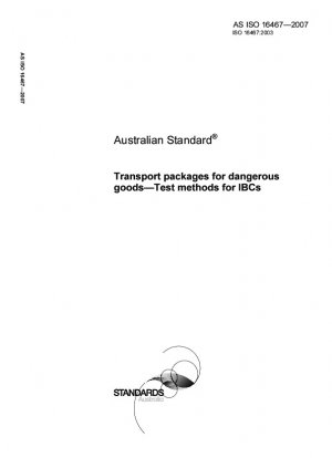 Transportverpackungen für gefährliche Güter – Prüfmethoden für IBCs