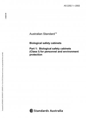 Biologische Sicherheitswerkbänke – Biologische Sicherheitswerkbänke (Klasse I) für den Personen- und Umweltschutz