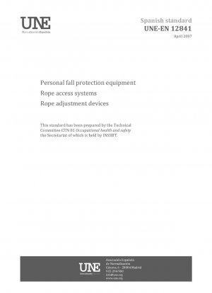 Persönliche Absturzschutzausrüstung – Seilzugangssysteme – Seilverstellgeräte