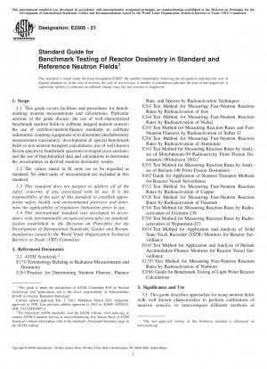 Standardhandbuch für Benchmark-Tests der Reaktordosimetrie in Standard- und Referenz-Neutronenfeldern