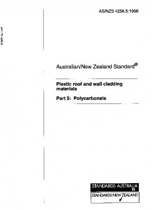 Dach- und Wandverkleidungsmaterialien aus Kunststoff, Teil 5: Polycarbonat