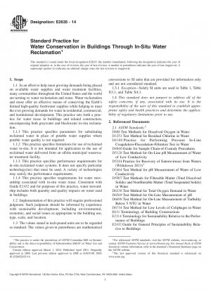 Standardpraxis für den Wasserschutz in Gebäuden durch In-Situ-Wasserrückgewinnung