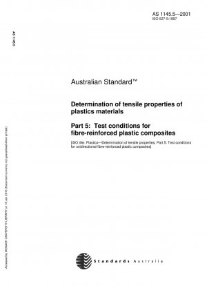 Bestimmung der Zugeigenschaften von Kunststoffen – Prüfbedingungen für faserverstärkte Kunststoffverbunde