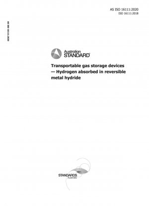 Transportable Gasspeichergeräte – In reversiblem Metallhydrid absorbierter Wasserstoff