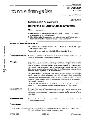 Mikrobiologie von Lebens- und Futtermitteln. Nachweis von Listeria monocytogenes. Routinemethode.