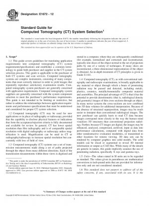 Standardhandbuch für die Auswahl eines Computertomographie-Systems (CT).