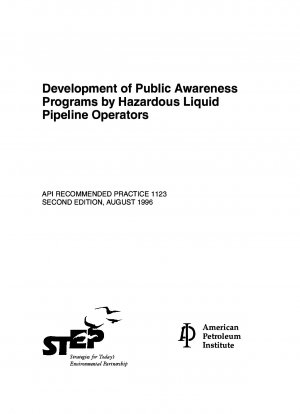 Entwicklung von Programmen zur Sensibilisierung der Öffentlichkeit durch Betreiber von Pipelines für gefährliche Flüssigkeiten