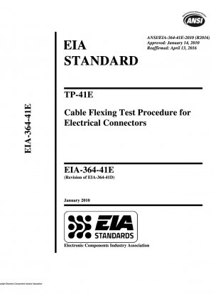 TP-41E Kabelbiegetestverfahren für elektrische Steckverbinder