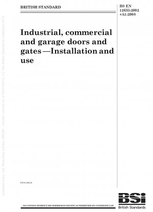 Industrie-, Gewerbe- und Garagentore und -tore – Installation und Verwendung