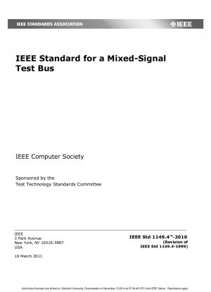 IEEE-Standard für einen Mixed-Signal-Testbus