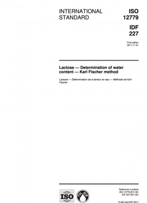 Laktose - Bestimmung des Wassergehalts - Karl-Fischer-Methode