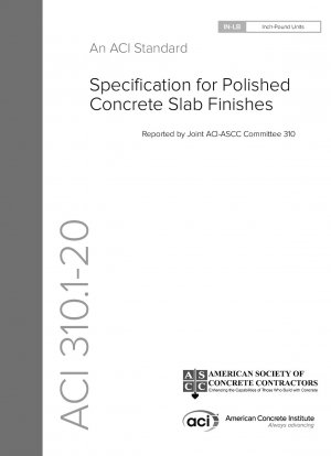 Spezifikation für polierte Betonplattenoberflächen (IN-LB-Einheiten und SI-Einheiten)
