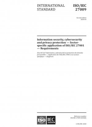 Informationssicherheit, Cybersicherheit und Datenschutz – Branchenspezifische Anwendung von ISO/IEC 27001 – Anforderungen