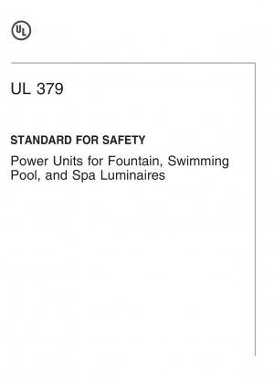 UL-Standard für Sicherheitsstromversorgungseinheiten für Springbrunnen-Schwimmbecken- und Spa-Leuchten