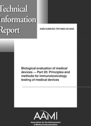 Biologische Bewertung von Medizinprodukten – Teil 20: Grundsätze und Methoden für die immuntoxikologische Prüfung von Medizinprodukten