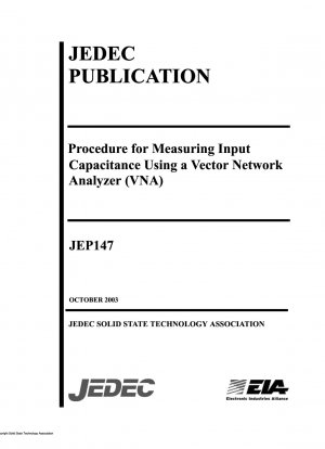 Verfahren zur Messung der Eingangskapazität mit einem Vektornetzwerkanalysator (VNA)