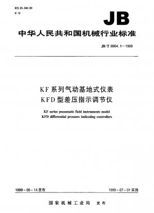 Pneumatische Feldinstrumente der Serie KF, Modell KFD, Differenzdruckanzeigeregler