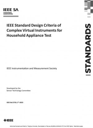 IEEE-Standardentwurfskriterien für komplexe virtuelle Instrumente für Haushaltsgerätetests
