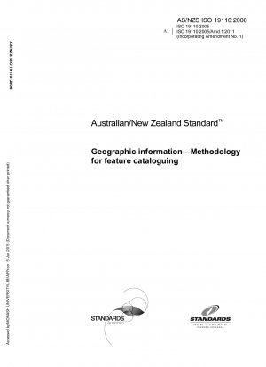 Geografische Informationen – Methodik zur Feature-Katalogisierung