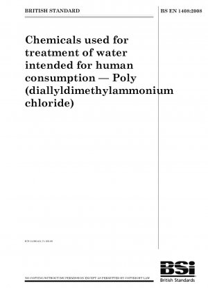 Chemikalien zur Aufbereitung von Wasser für den menschlichen Gebrauch – Poly(diallyldimethylammoniumchlorid)