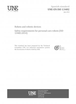Roboter und Robotergeräte – Sicherheitsanforderungen für Körperpflegeroboter (ISO 13482:2014)