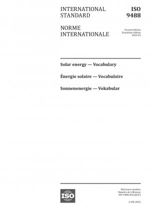 Solarenergie – Vokabular