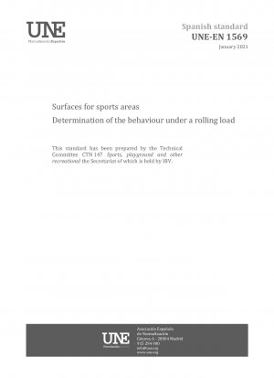 Oberflächen für Sportflächen – Bestimmung des Verhaltens unter rollender Belastung