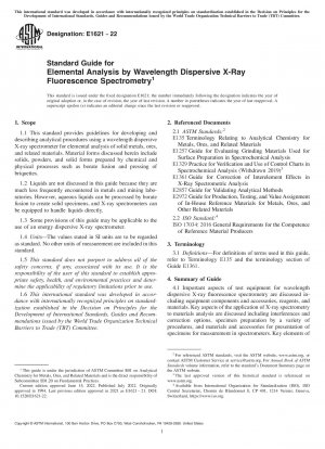 Standardhandbuch für die Elementaranalyse mittels wellenlängendispersiver Röntgenfluoreszenzspektrometrie