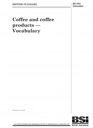 Kaffee und Kaffeeprodukte. Wortschatz