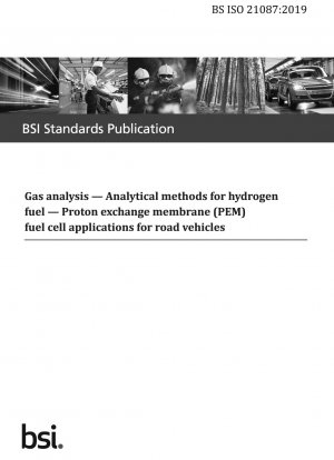 Gasanalyse. Analysemethoden für Wasserstoffbrennstoff. Protonenaustauschmembran-Brennstoffzellenanwendungen (PEM) für Straßenfahrzeuge