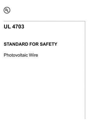 UL-Standard für Sicherheit bei Photovoltaikkabeln