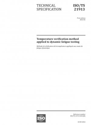 Temperaturüberprüfungsmethode für dynamische Ermüdungstests