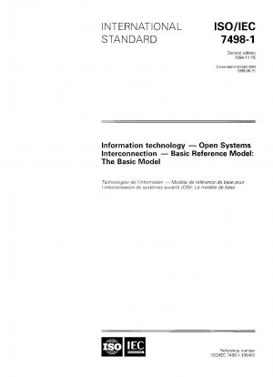 Informationstechnologie - Open Systems Interconnection - Grundlegendes Referenzmodell: Das Basismodell