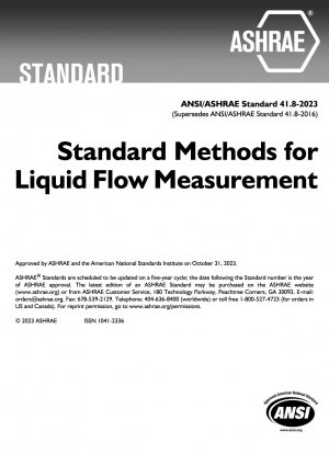 Standardmethoden zur Messung des Flüssigkeitsdurchflusses