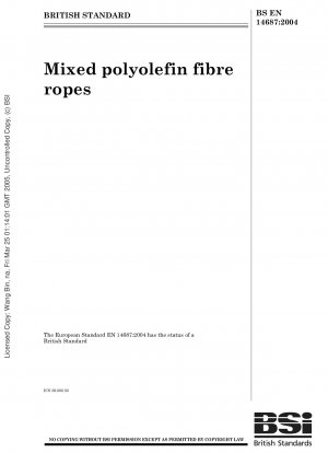 Seile aus gemischten Polyolefinfasern