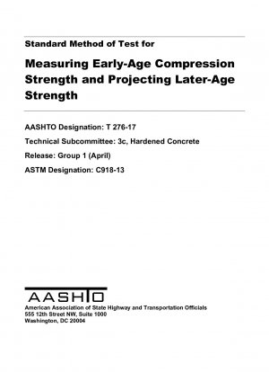 Standardtestmethode zur Messung der Kompressionsfestigkeit im frühen Alter und zur Prognose der Festigkeit im späteren Alter