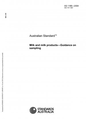 Milch und Milchprodukte – Leitfaden zur Probenahme