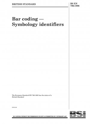 Barcode – Symbologie-Identifikatoren