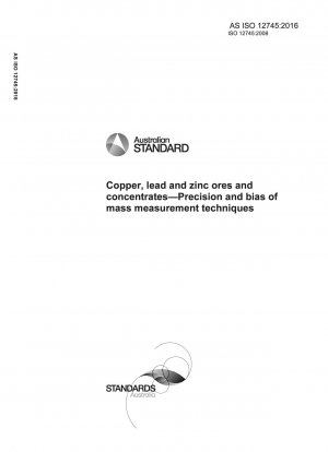 Kupfer-, Blei- und Zinkerze und -konzentrate – Präzision und Ausrichtung von Massenmesstechniken