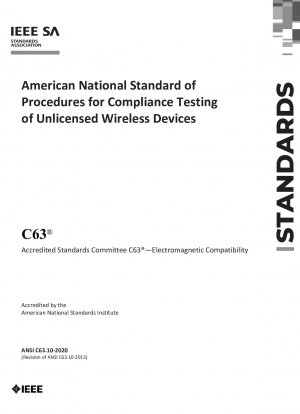Amerikanischer nationaler Verfahrensstandard für Konformitätstests nicht lizenzierter drahtloser Geräte – Redline
