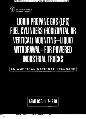 Flüssiggas-Kraftstoffzylinder (LPG) (horizontal oder vertikal) Mtg-Liq W/D-Pwr Ind Trucks