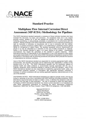 MP-ICDA-Methodik (Multiphase Flow Internal Corrosion Direct Assessment) für Pipelines (Art.-Nr. 21402)