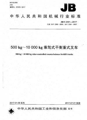 500 kg bis 10.000 kg Aufsitz-Gegengewichtsstapler