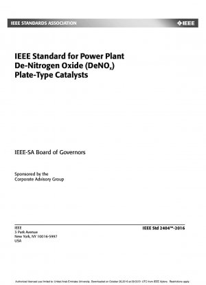 IEEE-Standard für Destickstoffoxid (DeNOx)-Plattenkatalysatoren in Kraftwerken
