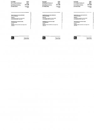 Spezifikationen für bestimmte Arten von Wickeldrähten; Teil 26: Polyamidimid-lackierter runder Kupferdraht, Klasse 200