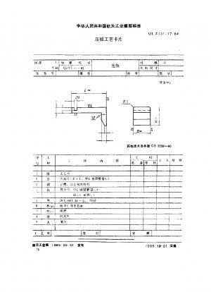 Prozesskarte für Teile von Werkzeugmaschinenvorrichtungen, Prozesskarte für Atlas-Pressplatten
