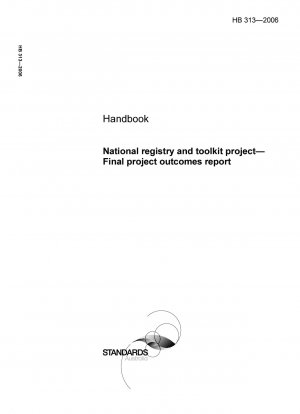 Nationales Register- und Toolkit-Projekt – Abschlussbericht über die Projektergebnisse