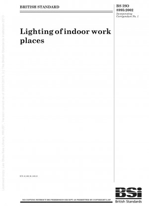 Beleuchtung von Innenarbeitsplätzen